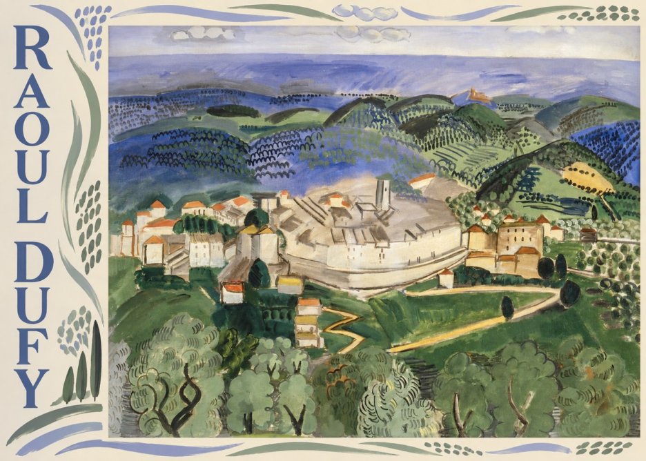 Raoul Dufy Vue De Vence No2 - Poszter