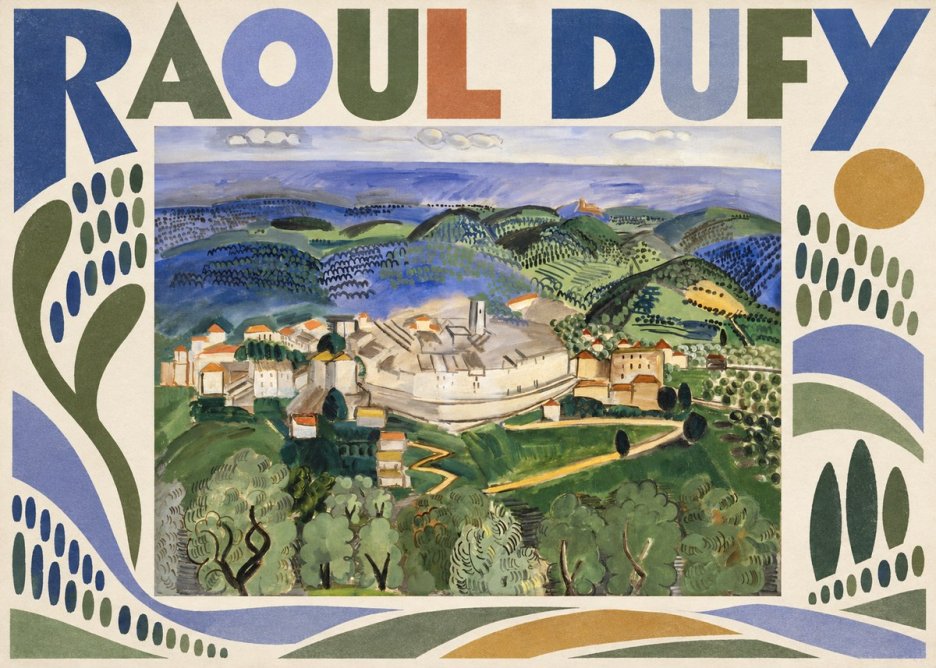 Raoul Dufy Vue De Vence No3 - Poszter