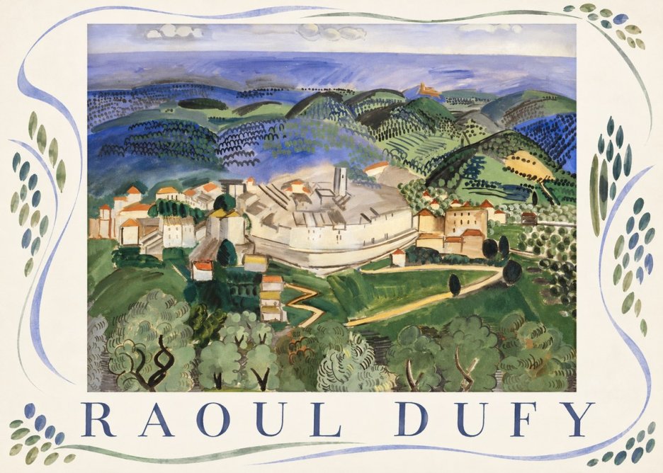 Raoul Dufy Vue De Vence No4 - Poszter