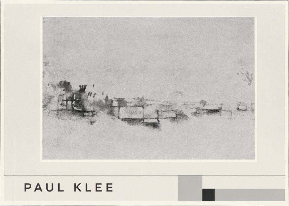 Paul Klee View of the Valley No1 - Poszter