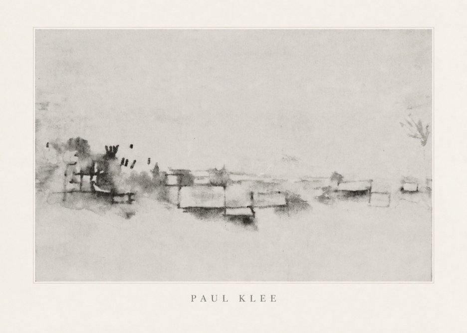 Paul Klee View of the Valley No4 - Poszter