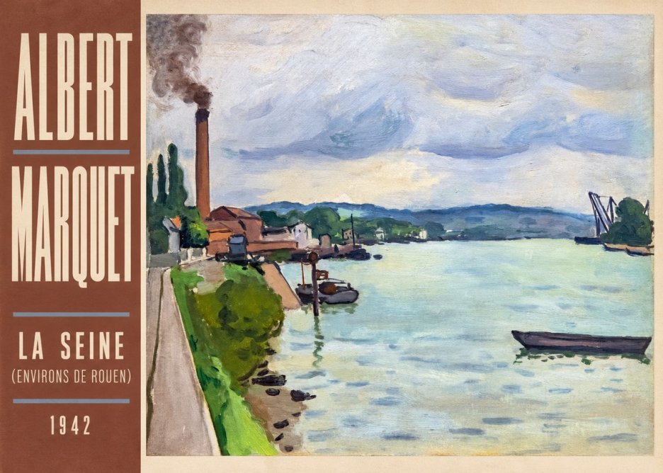 Albert Marquet La Seine (Environs De Rouen) No3 - Poszter