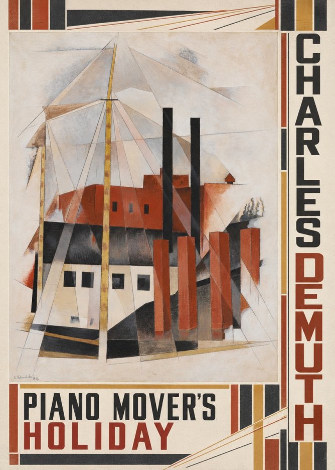 Charles Demuth Piano Mover's Holiday No3 - Poszter