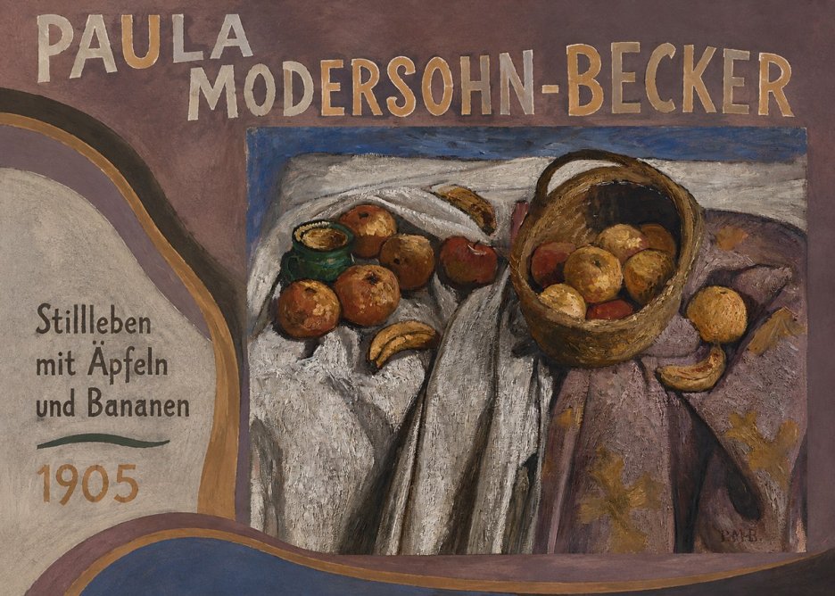 Paula Modersohn-Becker Stillleben Mit Äpfeln Und Bananen No3 - Poszter
