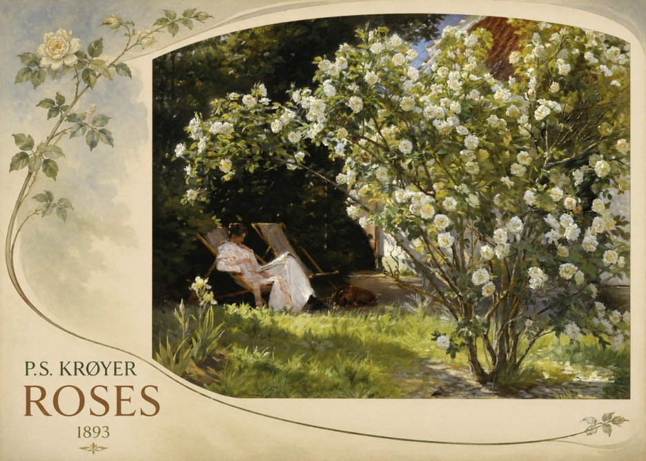 P.S. Krøyer Roses No4 - Poszter
