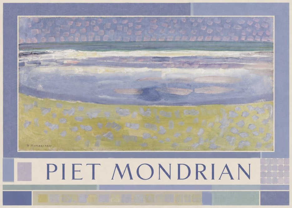 Piet Mondrian The Sea No1 - Poszter