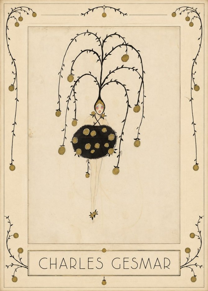 Charles Gesmar Figure with Hanging Orbs No1 - Poszter