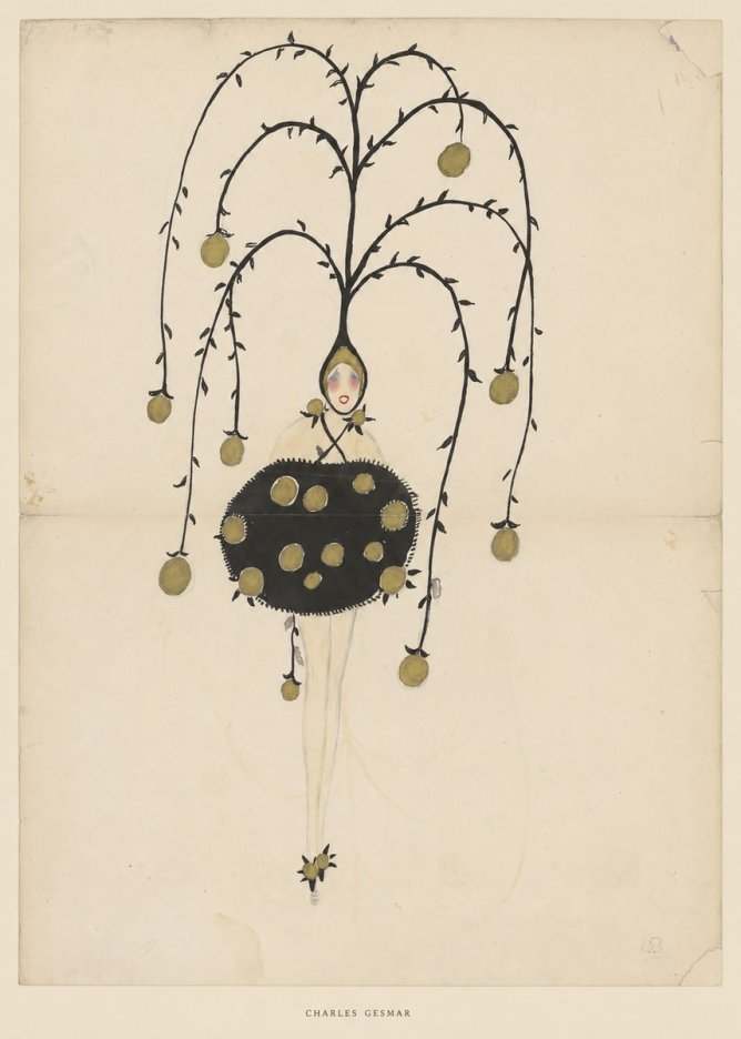 Charles Gesmar Figure with Hanging Orbs No5 - Poszter