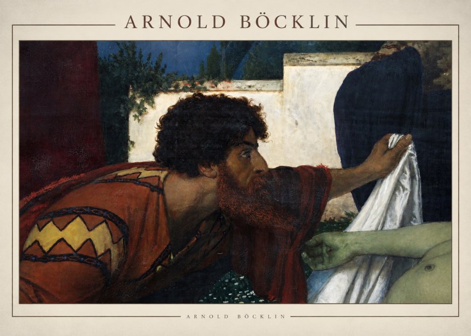 Arnold Böcklin Compianto Sul Cristo Morto No5 - Poszter