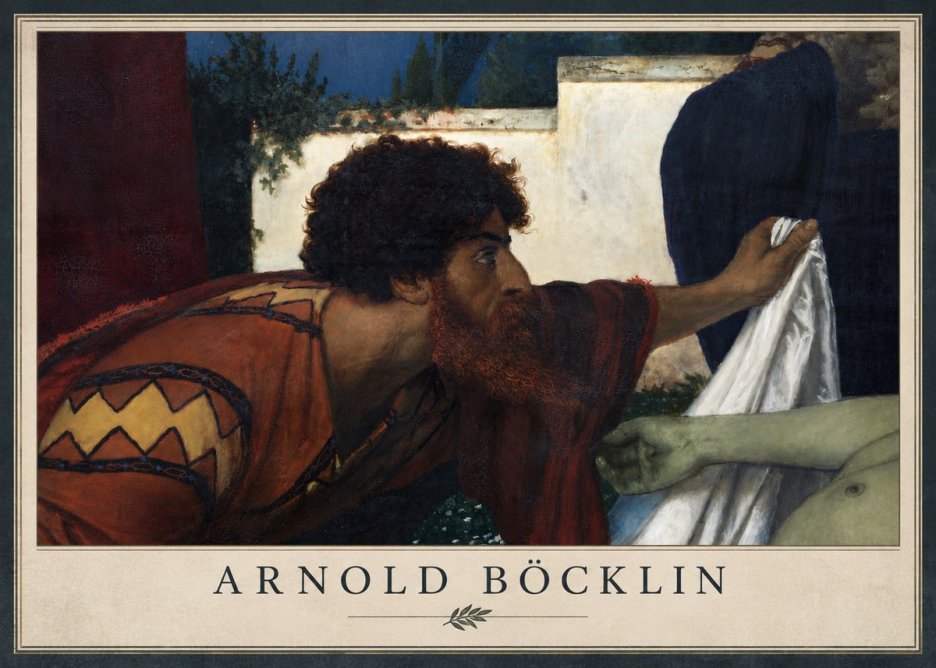 Arnold Böcklin Compianto Sul Cristo Morto No6 - Poszter