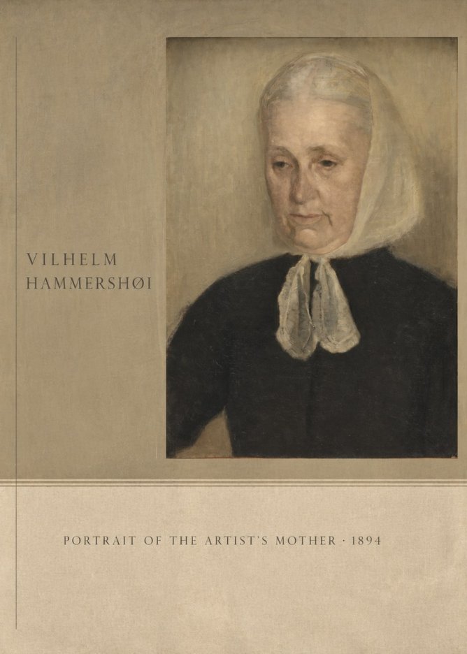 Vilhelm Hammershøi Portrait of the Artist's Mother · 1894 No5 - Poszter