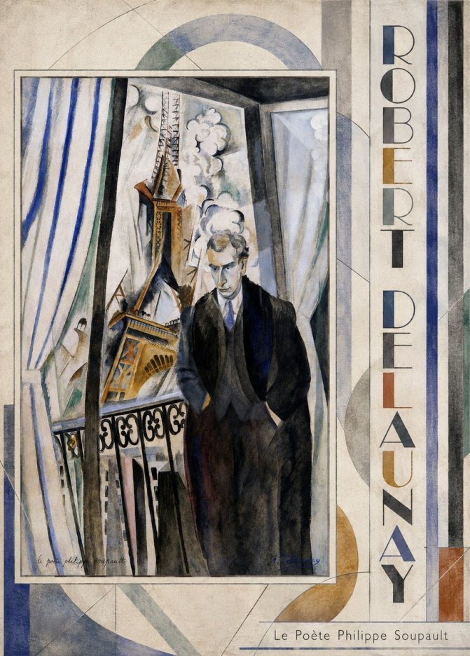 Robert Delaunay Le Poète Philippe Soupault No2 - Poszter