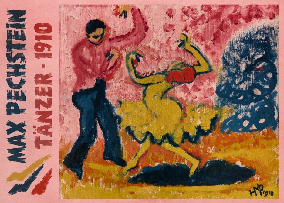 Max Pechstein Tänzer • 1910 No5 - Poszter