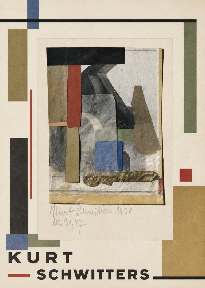 Kurt Schwitters Merz Schwitters 1930 Nr 30, 47 No1 - Poszter