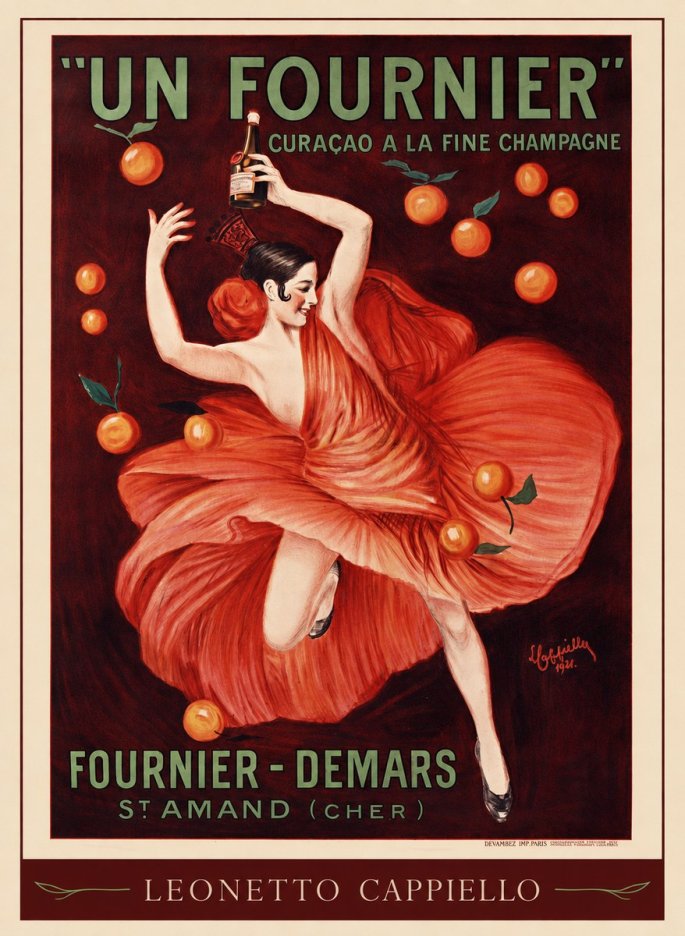 Leonetto Cappiello Un Fournier No3 - Poszter