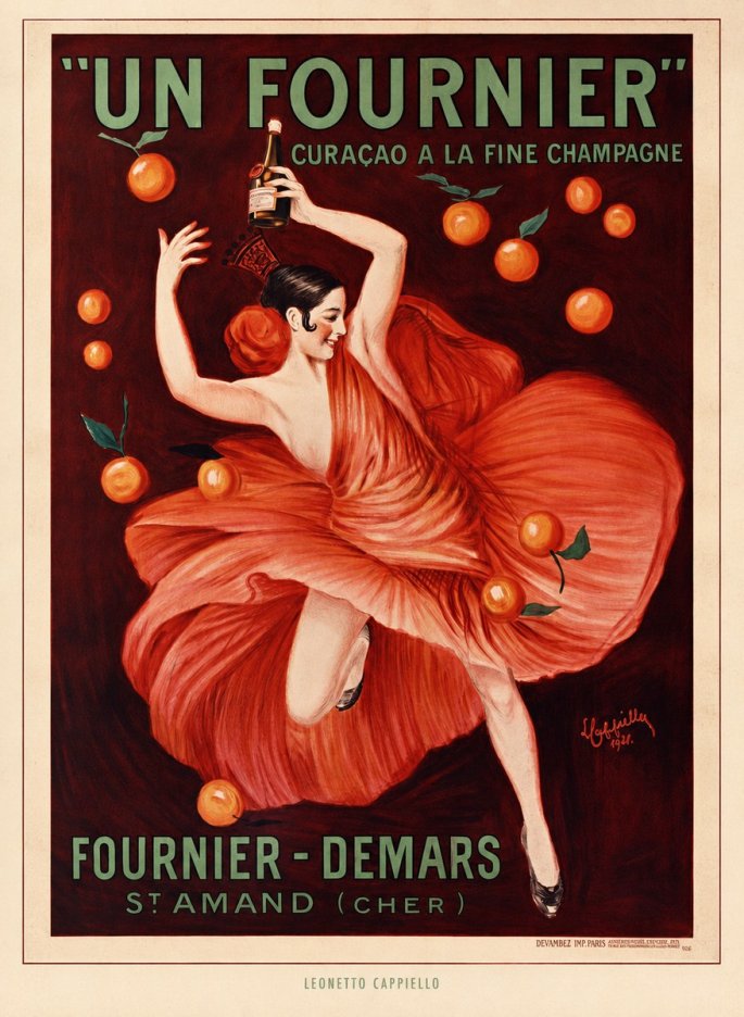 Leonetto Cappiello Un Fournier No5 - Poszter