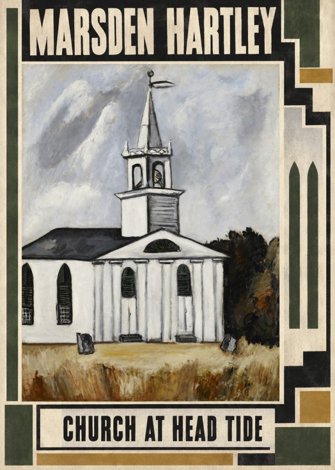 Marsden Hartley Church at Head Tide No2 - Poszter