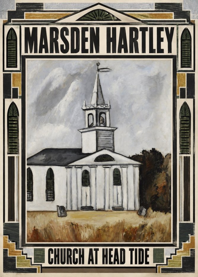 Marsden Hartley Church at Head Tide No5 - Poszter