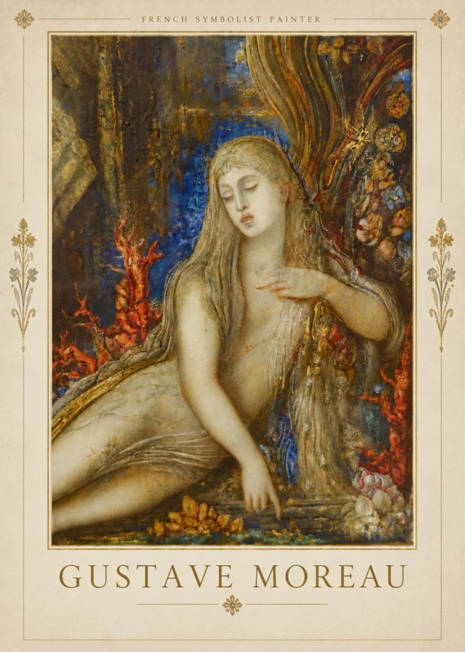 Gustave Moreau Galatea II No3 - Poszter