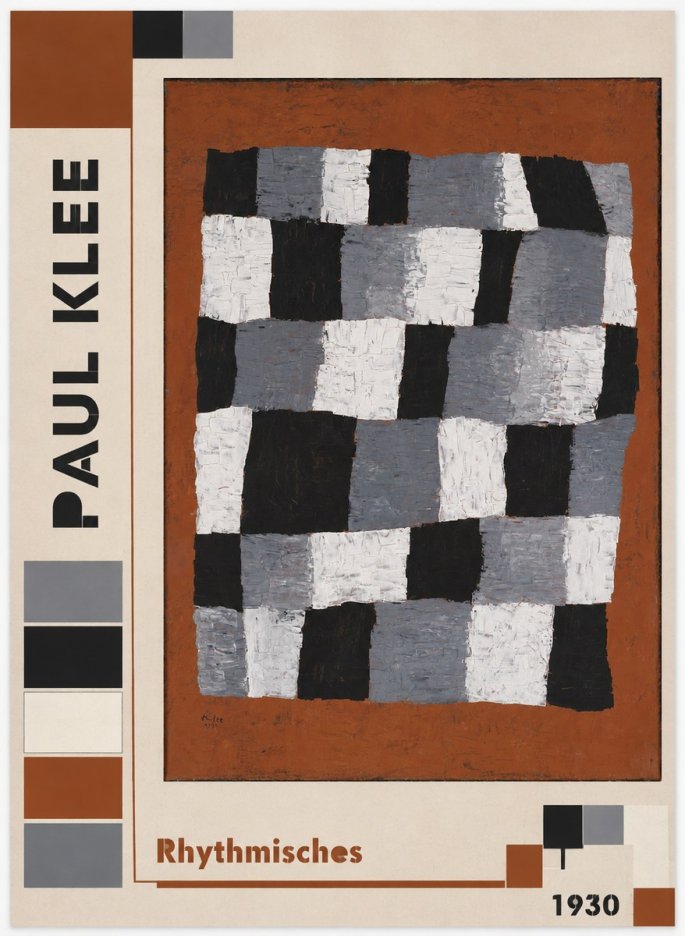 Paul Klee Rhythmisches No2 - Poszter