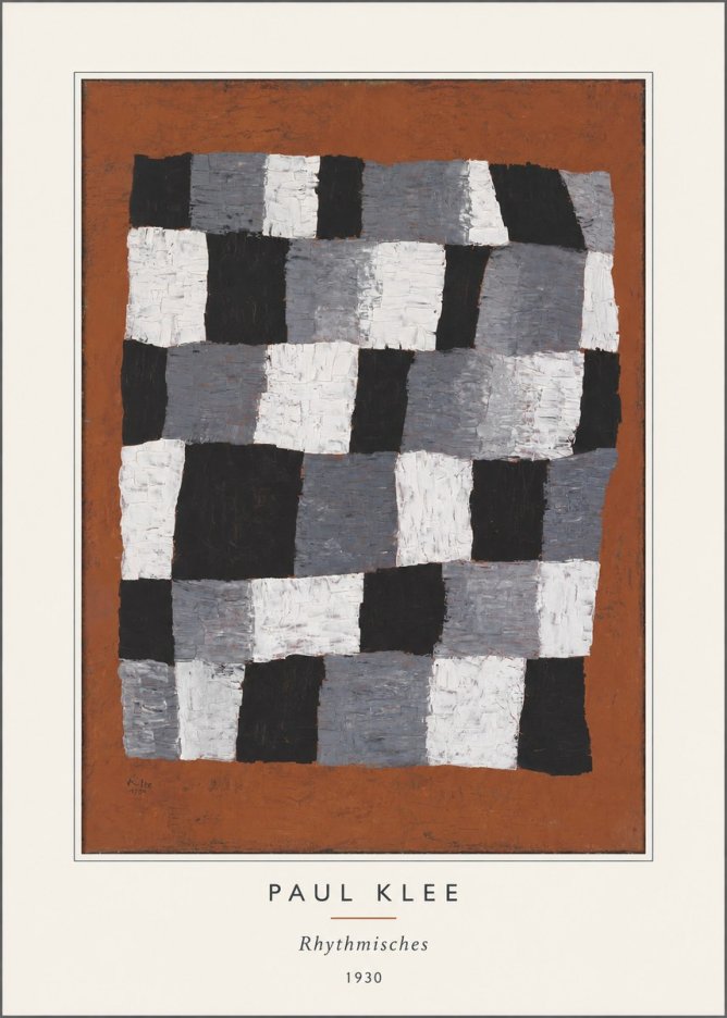 Paul Klee Rhythmisches No5 - Poszter