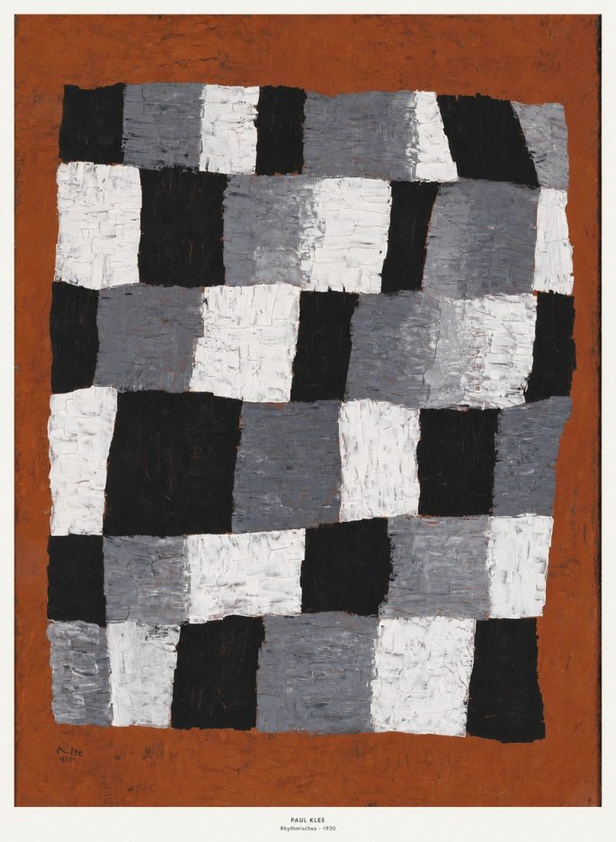 Paul Klee Rhythmisches No6 - Poszter