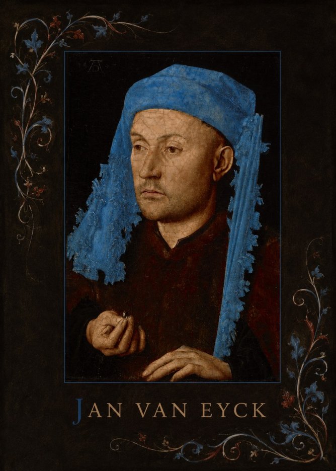 Jan van Eyck Portrait of a Man (Léal Souvenir) No3 - Poszter