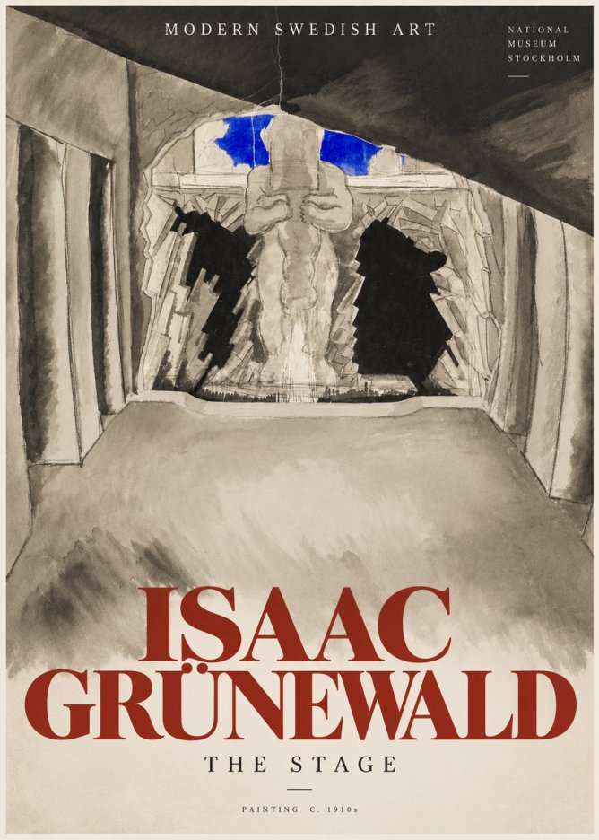 Isaac Grünewald The Stage No3 - Poszter