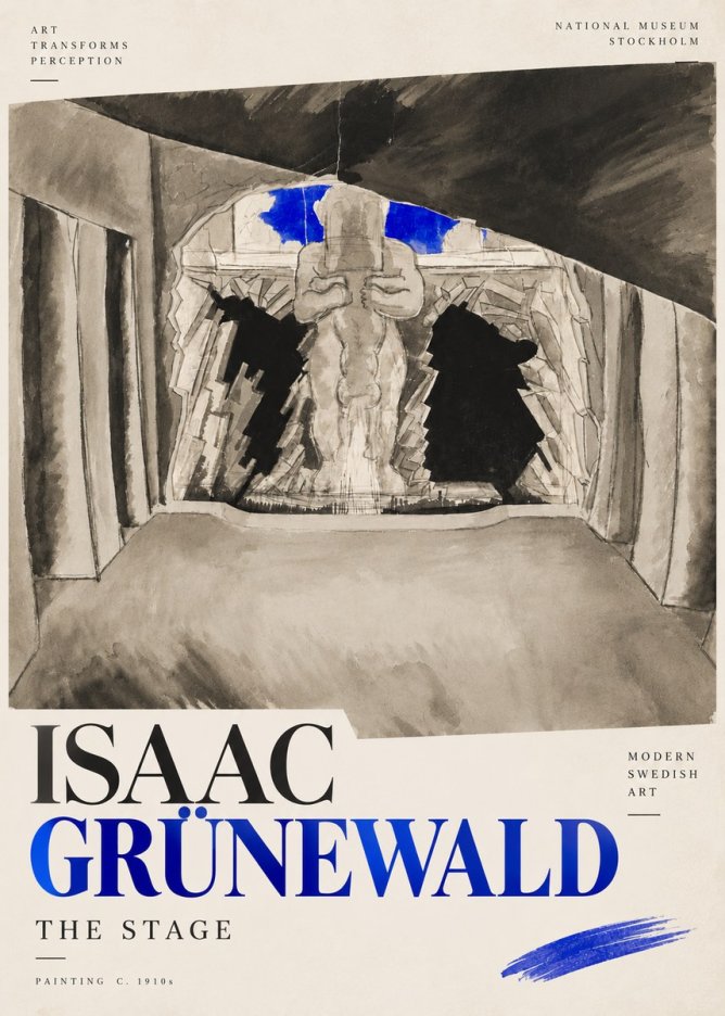 Isaac Grünewald The Stage No4 - Poszter