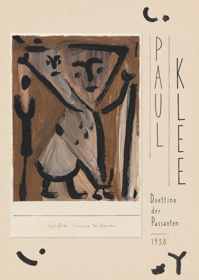 Paul Klee Duettino Der Passanten No5 - Poszter