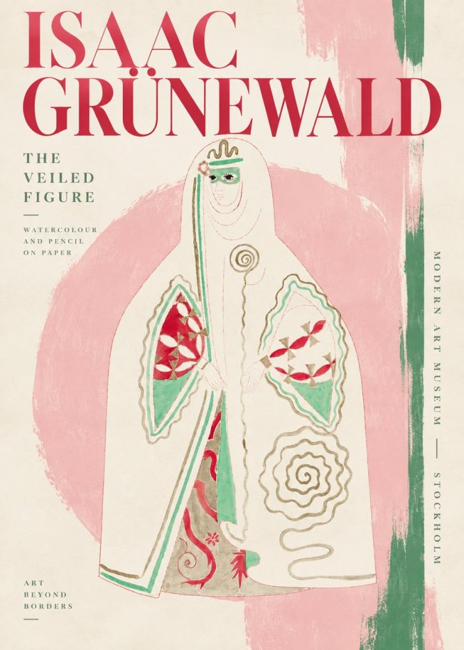 Isaac Grünewald The Veiled Figure No3 - Poszter