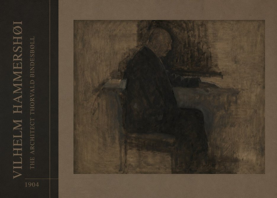 Vilhelm Hammershøi The Architect Thorvald Bindesbøll No2 - Poszter