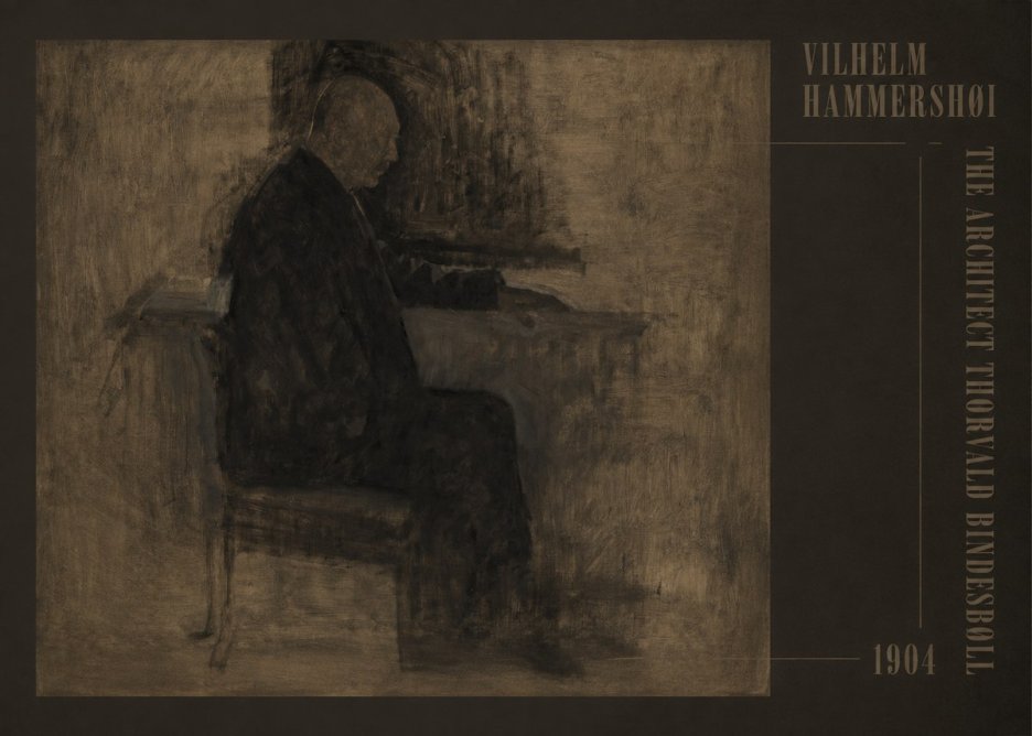 Vilhelm Hammershøi The Architect Thorvald Bindesbøll No5 - Poszter