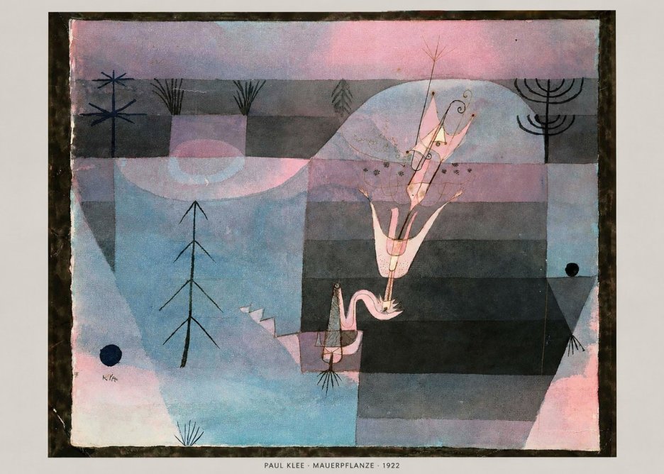 Paul Klee Mauerpflanze No5 - Poszter