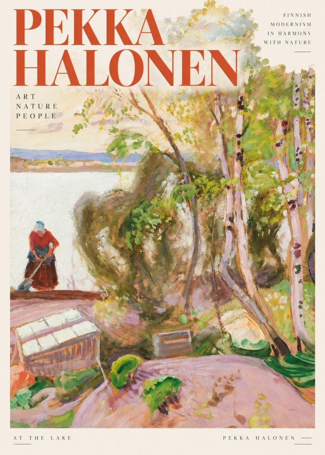 Pekka Halonen At the Lake No3 - Poszter