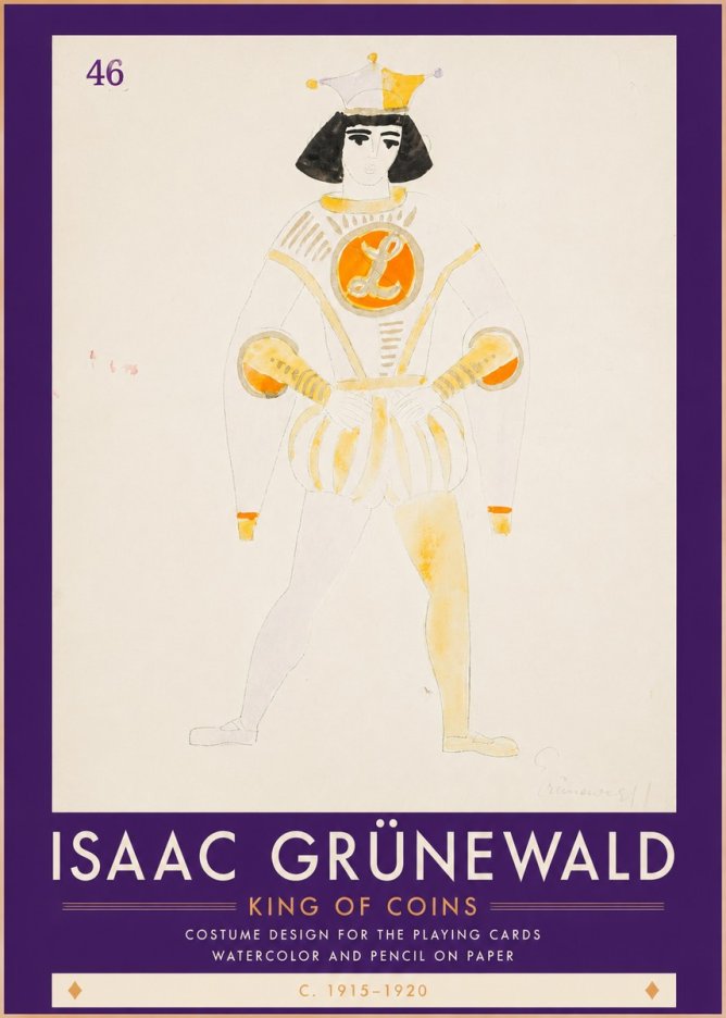 Isaac Grünewald King of Coins No3 - Poszter