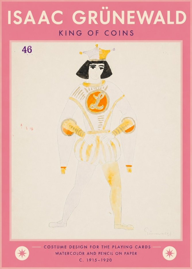 Isaac Grünewald King of Coins No5 - Poszter