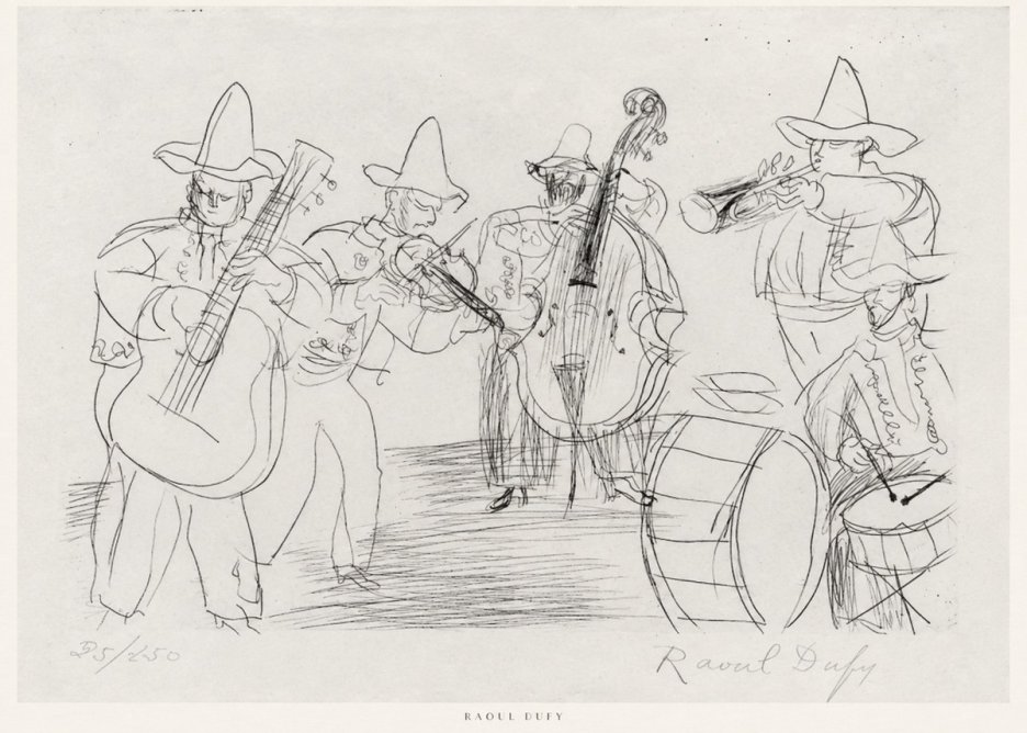 Raoul Dufy Musicians No6 - Poszter