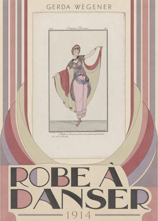 Gerda Wegener Robe À Danser No5 - Poszter
