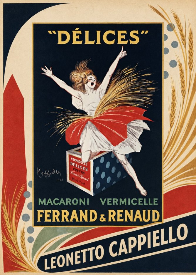 Leonetto Cappiello Délices II No1 - Poszter