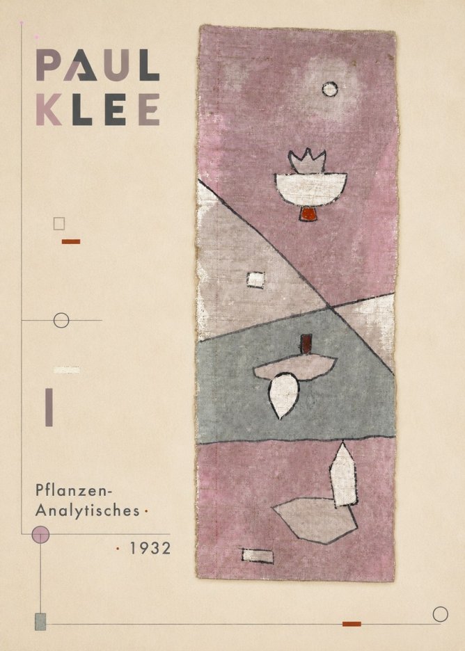 Paul Klee Pflanzen-analytisches No6 - Poszter