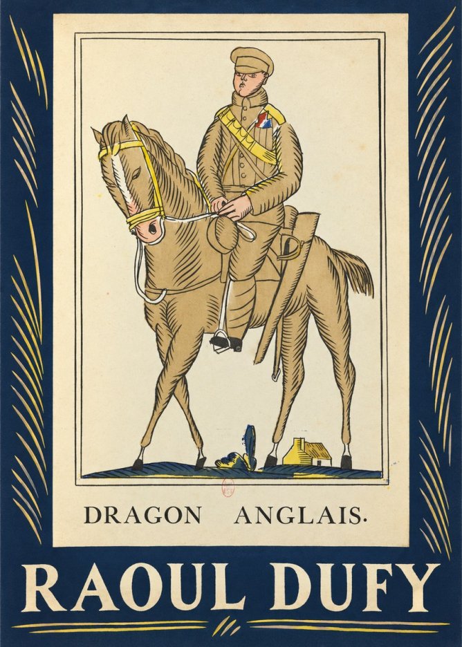 Raoul Dufy Dragon Anglais No3 - Poszter