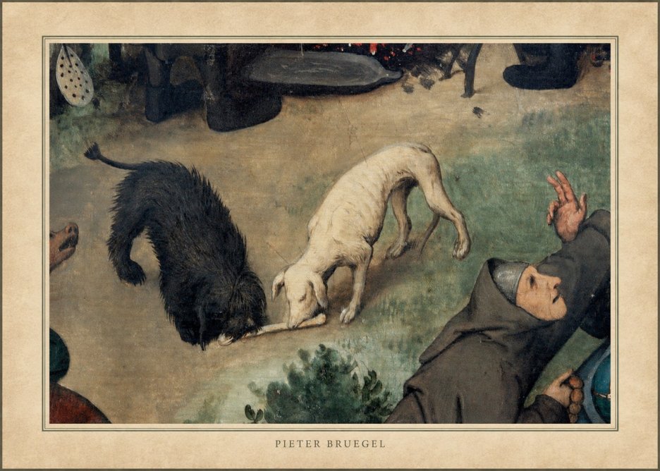 Pieter Bruegel The Beggars No4 - Poszter