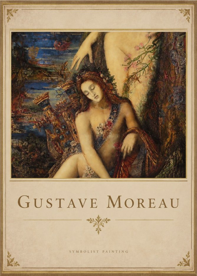 Gustave Moreau Symbolist Painting No1 - Poszter
