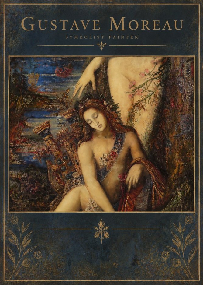 Gustave Moreau Symbolist Painting No2 - Poszter