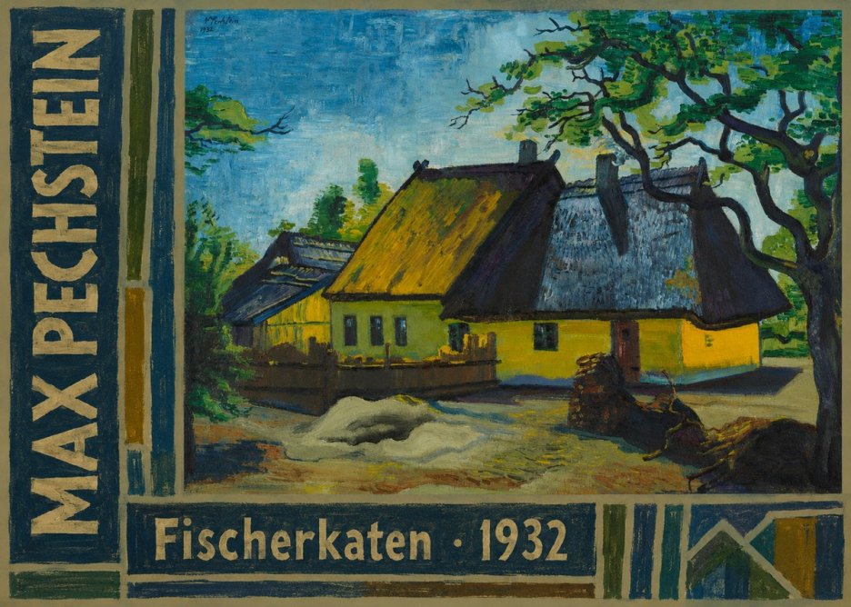 Max Pechstein Fischerkaten No3 - Poszter