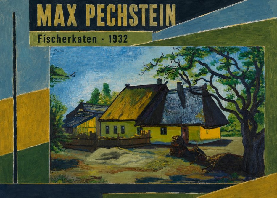 Max Pechstein Fischerkaten No6 - Poszter