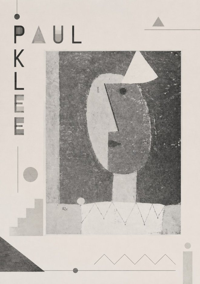 Paul Klee The Clown No4 - Poszter