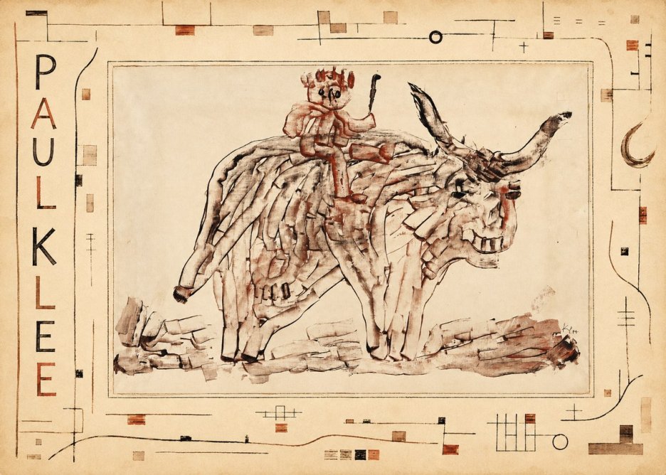 Paul Klee Bear Rider No3 - Poszter