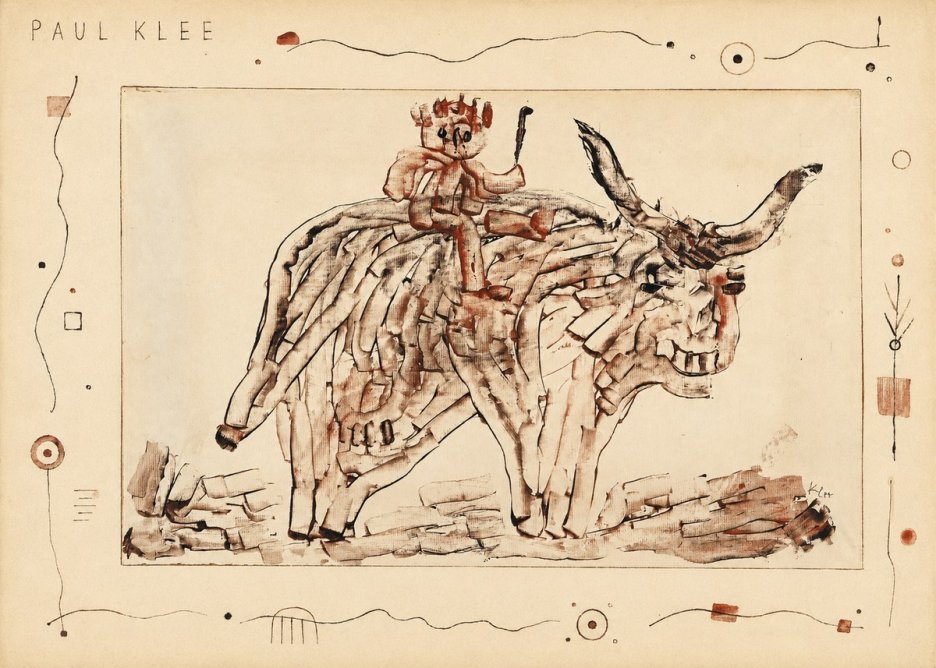 Paul Klee Bear Rider No5 - Poszter